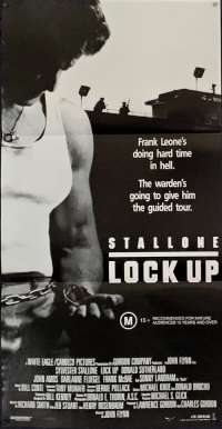 Lock Up Poster Daybill Original 1989 Sylvester Stallone Donald Sutherland Jail