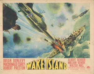 Wake Island Lobby Card 2 USA 11x14 Original 1942 Japanese Zero Plane