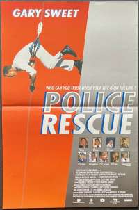 Police Rescue Poster Rare Original Daybill 1993 Gary Sweet