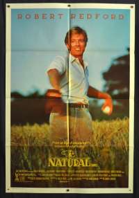 The Natural movie poster One Sheet Robert Redford Baseball
