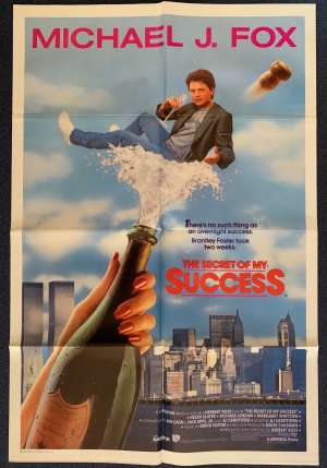 The Secret Of My Success One Sheet Poster 1987 Michael J Fox Back To The Future