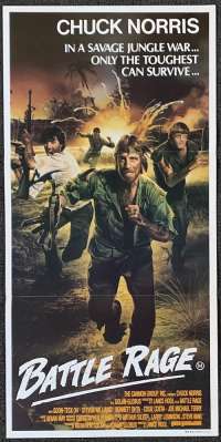 Missing In Action 2 Battle Rage Poster Original Daybill 1985 Chuck Norris