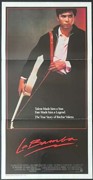 La Bamba Movie Poster Original Daybill 1987 Advance Art Lou Diamond Phillips