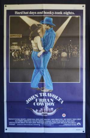 Urban Cowboy Poster Original One Sheet 1980 John Travolta Debra Winger