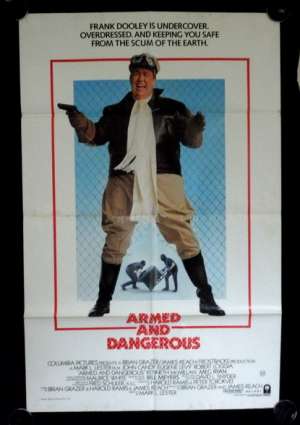 Armed And Dangerous Movie Poster Original One Sheet 1986 John Candy Meg Ryan
