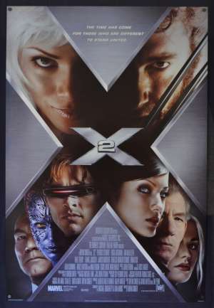 X-Men 2 Poster Original USA One Sheet Style B 2003 Hugh Jackman Superhero