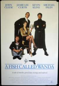 A Fish Called Wanda Movie Poster Original One Sheet 1988 John Cleese