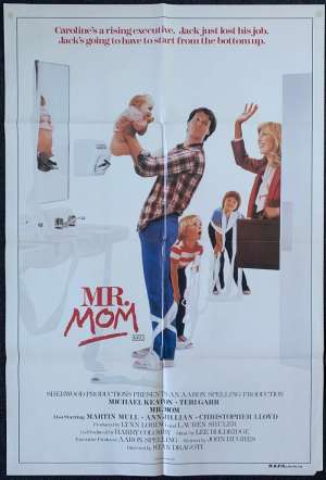 Mr Mom Poster Original One Sheet 1983 Michael Keaton