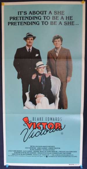 Victor Victoria Julie Andrews James Garner Daybill movie poster