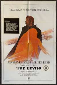 The Devils Poster One Sheet USA Original 1971 Ken Russell Horror Witchcraft