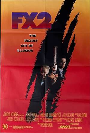 FX 2 The Deadly Art Of Illusion Poster Original One Sheet 1991