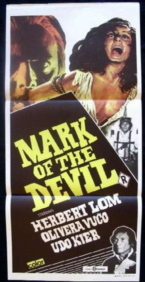 Mark Of The Devil Poster Original Daybill 1972 Herbert Lom Horror