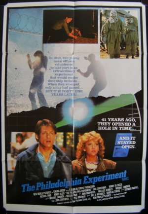 The Philadelphia Experiment One Sheet movie poster Michael Pare John Carpenter