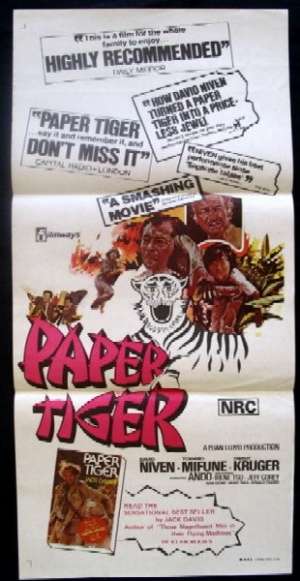 Paper Tiger Daybill Movie poster