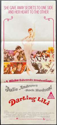 Darling Lili Poster Original Daybill 70's Re-Issue Julie Andrews