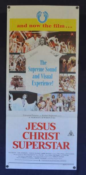 Jesus Christ Superstar Daybill Poster 1973 Ted Neeley Norman Jewison