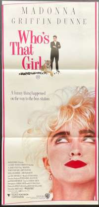 Who&#039;s That Girl Poster Original Daybill 1987 Madonna Griffin Dunne