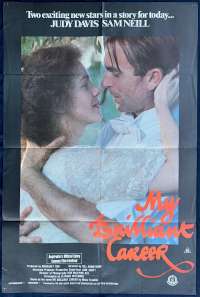 My Brilliant Career Poster Original One Sheet 1979 Judy Davis Sam Neill