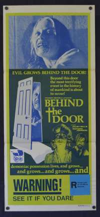 Behind The Door Poster Daybill Original 1974 Juliet Mills Horror Possession