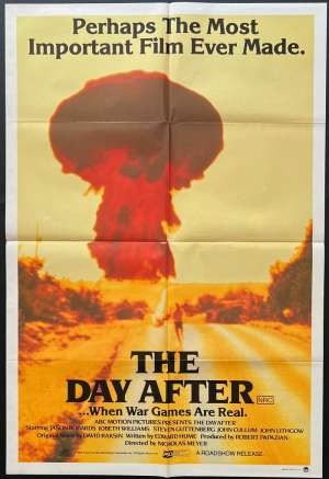 The Day After Movie Poster Original One Sheet 1983 Jason Robards Nuclear War