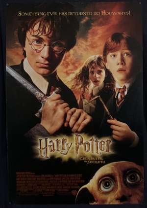 Harry Potter And The Chamber Of Secrets Poster Original USA One Sheet 2002
