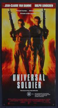 Universal Soldier Movie Poster Original Daybill Jean-Claude Van Damme