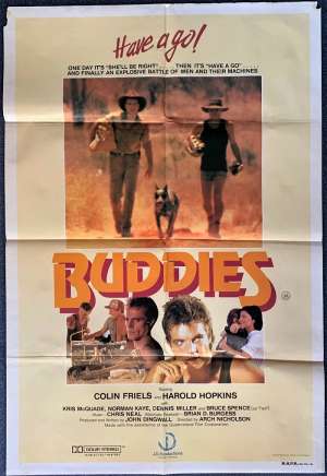 Buddies Poster Rare Original One Sheet 1983 Colin Friels Bruce Spence