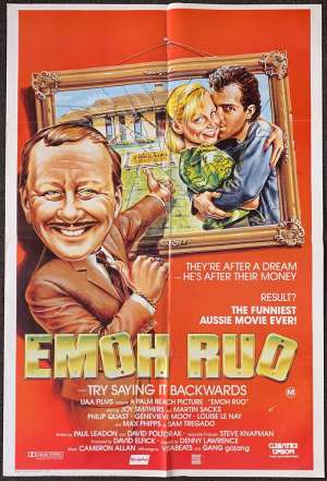 Emoh Ruo Poster Original One Sheet 1985 Joy Smithers Martin Sacks Philip Quast