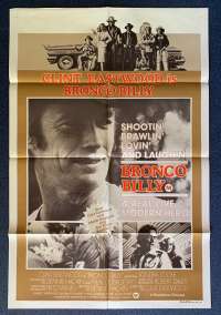 Bronco Billy Poster Original One Sheet 1980 Clint Eastwood Western