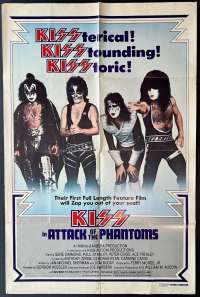 Kiss In Attack Of The Phantoms Poster One Sheet USA Original 1978