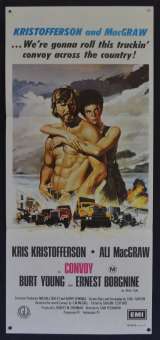 Convoy 1978 movie poster Daybill Ali MacGraw Kris Kristofferson