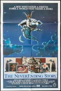 The Neverending Story Poster Original One Sheet 1984 Noah Hathaway