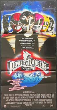 Power Rangers The Movie Poster Daybill Original 1995 Superheroes