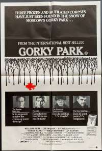 Gorky Park One Sheet Australian Movie poster