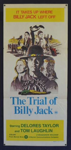 The Trial Of Billy Jack Poster Original Daybill 1974 Delores Taylor Tom Laughlin