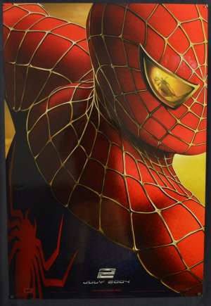 Spiderman 2 Movie Poster Original One Sheet USA 2004 Teaser Art