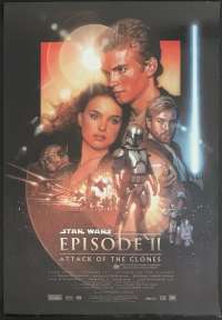 Star Wars Episode 2 Attack Of The Clones Poster Original One Sheet 2002