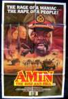 Amin The Rise And Fall Movie Poster Original One Sheet 1981 Idi Amin Uganda