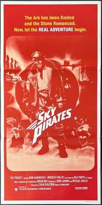 Sky Pirates 1986 aka Dakota Harris Daybill movie poster John Hargreaves