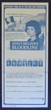 Bloodline Movie Poster Daybill Audrey Hepburn Sidney Sheldon James Mason