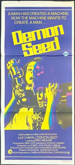 Demon Seed Daybill Movie poster