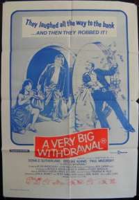 A Very Big Withdrawal One Sheet Australian Movie poster