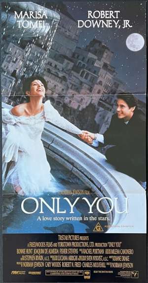 Only You Poster Daybill Original 1994 Robert Downey Jnr Marisa Tomei