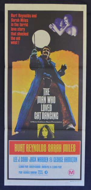 The Man Who Loved Cat Dancing Poster Original Daybill 1973 Burt Reynolds