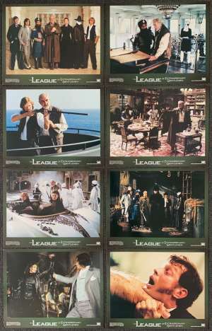The League Of Extraordinary Gentlemen Lobby Card Set Original 2003 Sean Connery