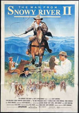 The Man From Snowy River 2 Poster Original One Sheet 1988 Burlinson
