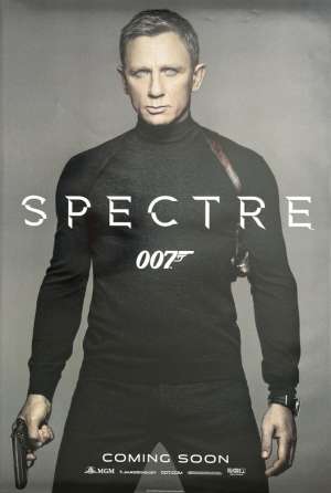 Spectre Poster One Sheet Original ROLLED Advance Art Style A 2015