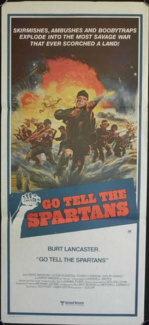 Go Tell The Spartans Daybill Movie poster