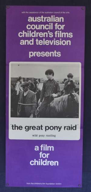 The Great Pony Raid Movie Poster Original Daybill Edward Underdown