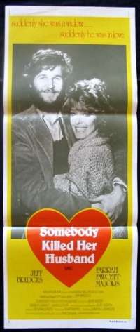 Somebody Killed Her Husband Daybill Movie poster